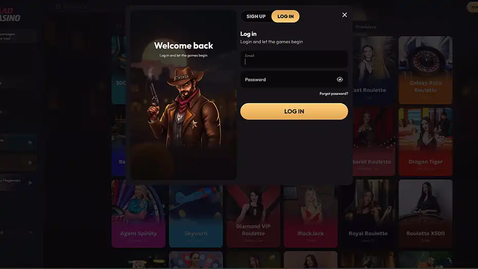 MadCasino Login
