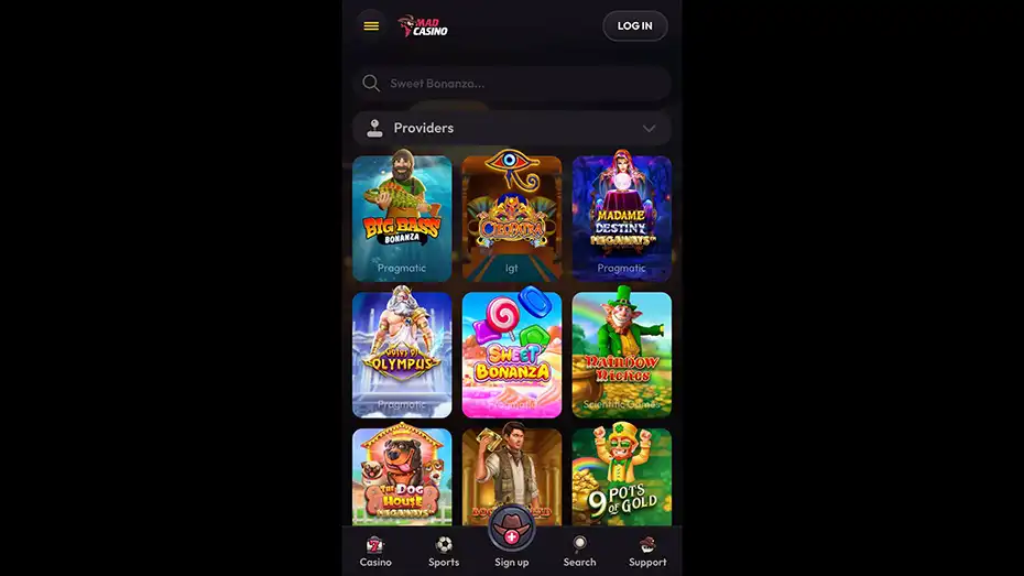 MadCasino Mobile